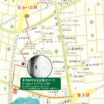 事務所マップ（自由が丘、奥沢）
